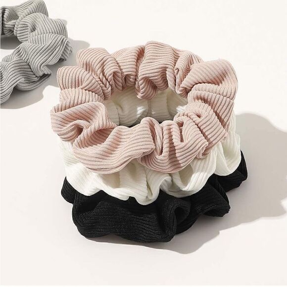 Dark Neutral Hair Scrunchies  main image 4
